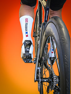 Belgium Monuments 3 pair bundle : Flanders : Roubaix : Liege : Small/Medium (36-42 EU) White 17 cm cuff